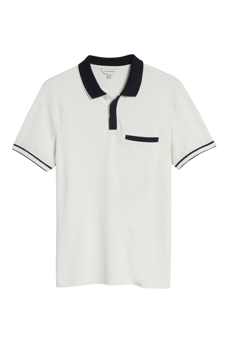 Welt Pocket Short Sleeve Polo, Alternate, color, WHITE