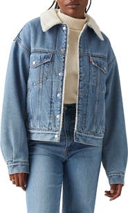 Levi's® '90s Faux Shearling Lined Denim Trucker Jacket