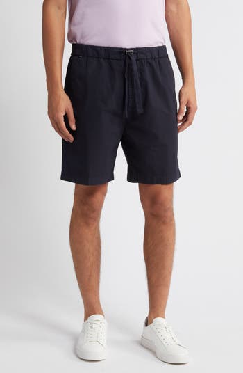 Boss Men s Kenosh Stretch Cotton Shorts Blue Casual Shorts