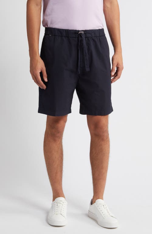 Hugo Boss Logo-print Swim Shorts In Dark Blue