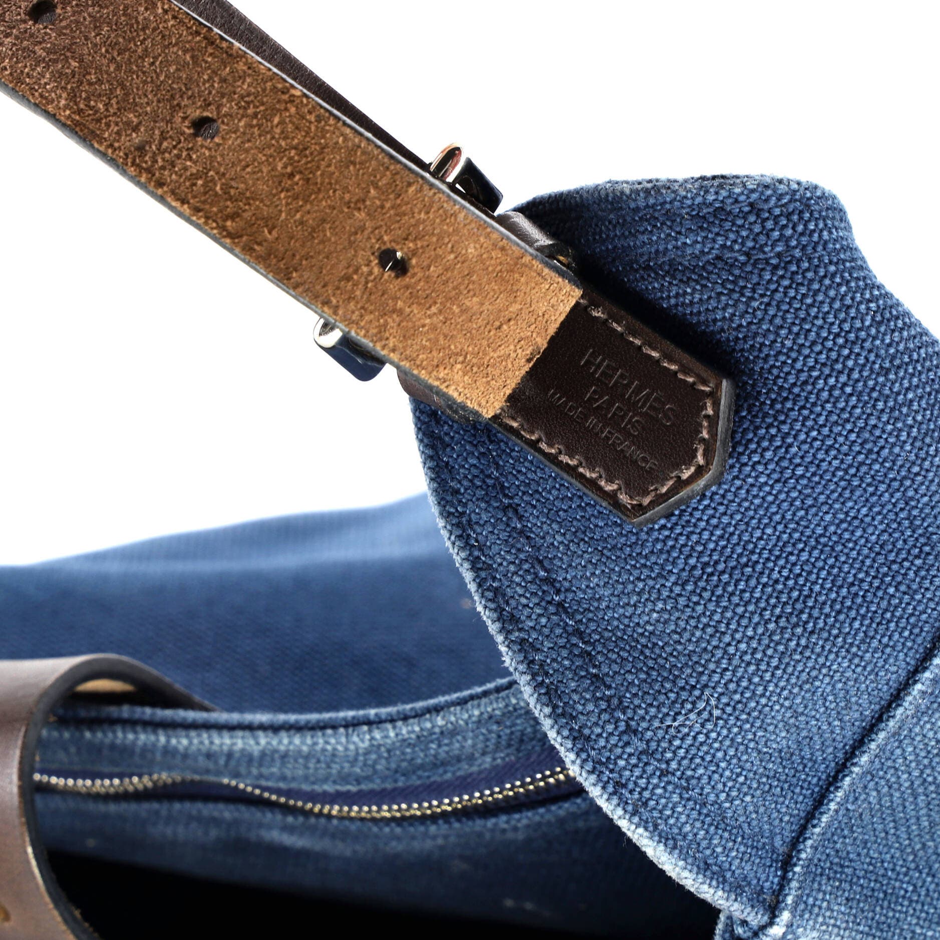 Pre-Owned Hermes Marwari Bag Clemence PM, Alternate, color, Bleu De Prusse