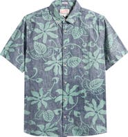 Reyn Spooner Tiare Pareau Floral Cotton Button-Down Shirt