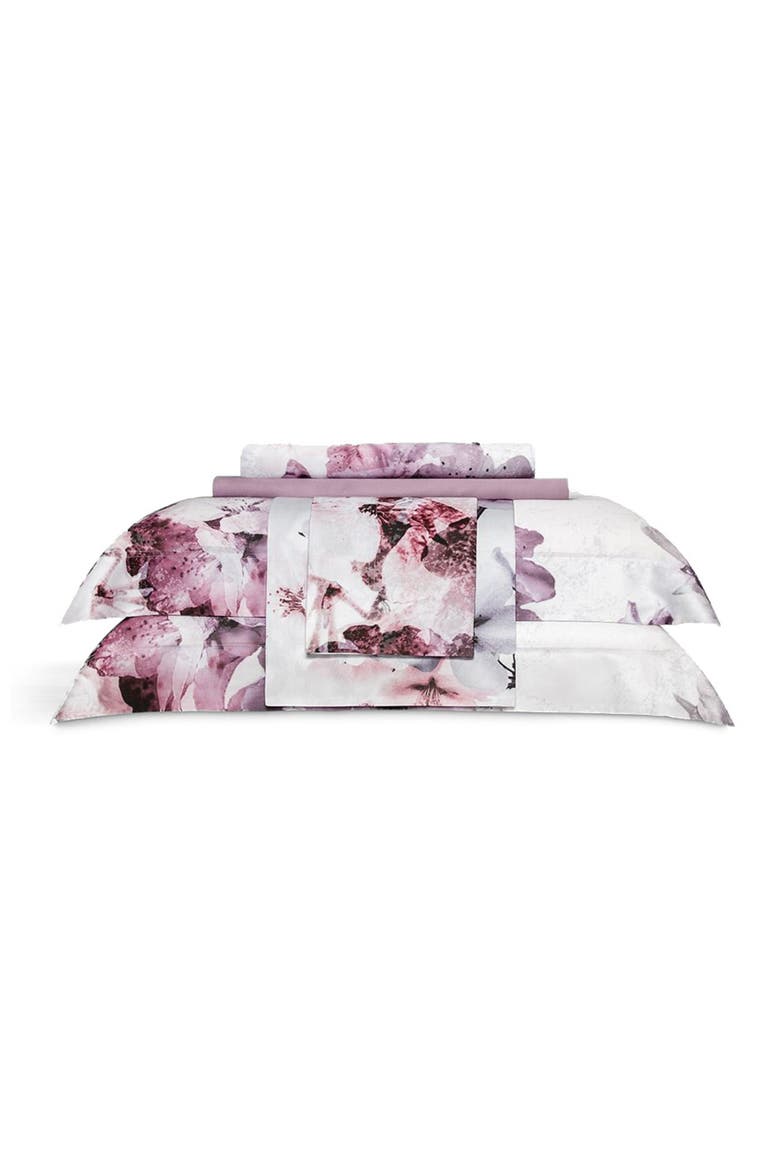 Wilma fitted sheet, Alternate, color, Purple