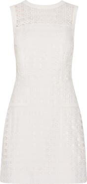Milly Moira Lace Sleeveless Minidress