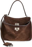 Balenciaga Small Rodeo Suede Top Handle Bag
