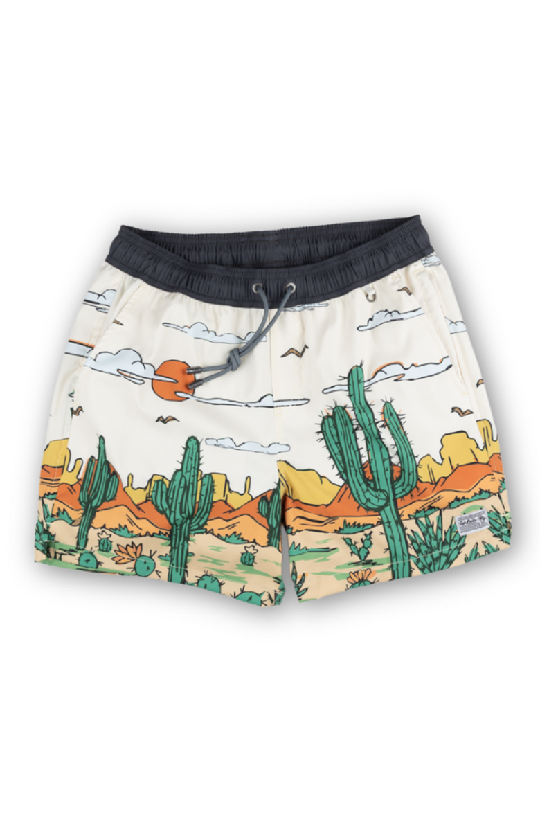 Baja Llama Stay at the Western - Stretch Swimsuit, Main, color, Tan