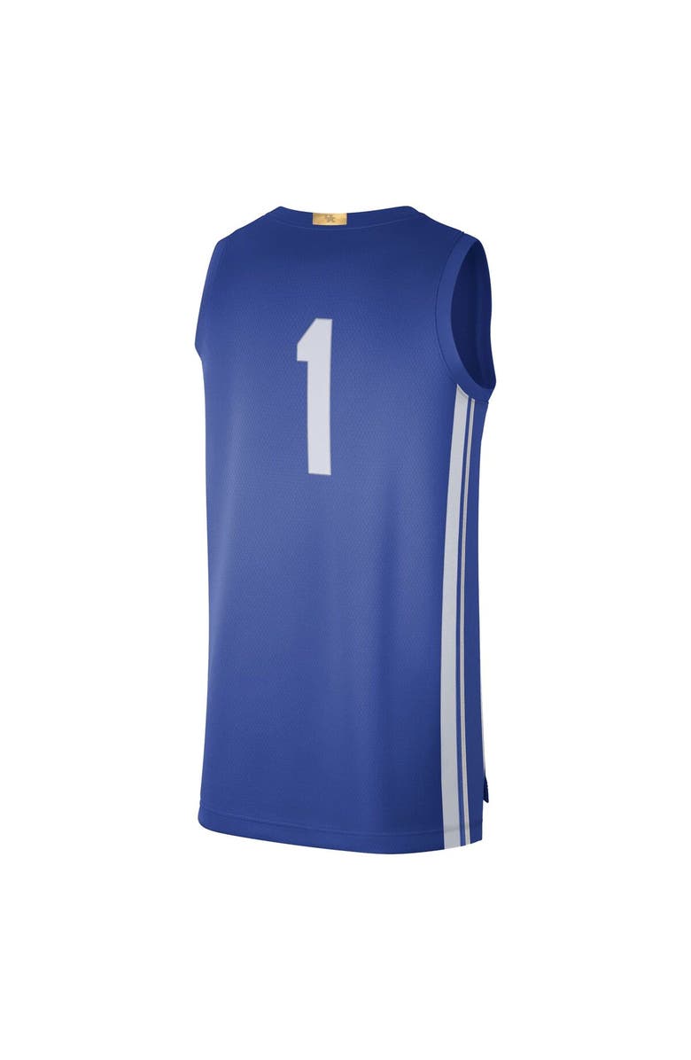 Nike Men's Nike #1 Royal Kentucky Wildcats Limited Basketball Jersey, Alternate, color, 