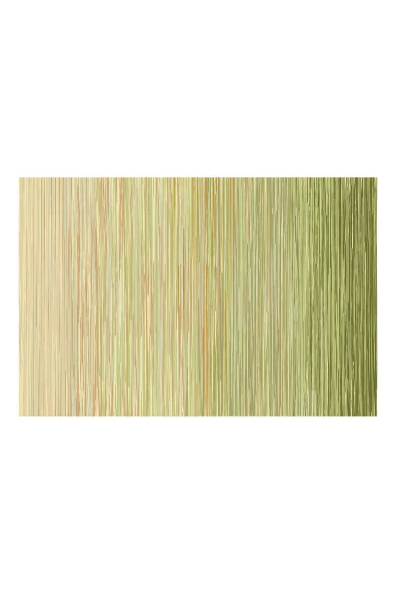 Sense of Place Nature's Stripes Green Carpet - 6' X 9', Main, color, Green Stripe
