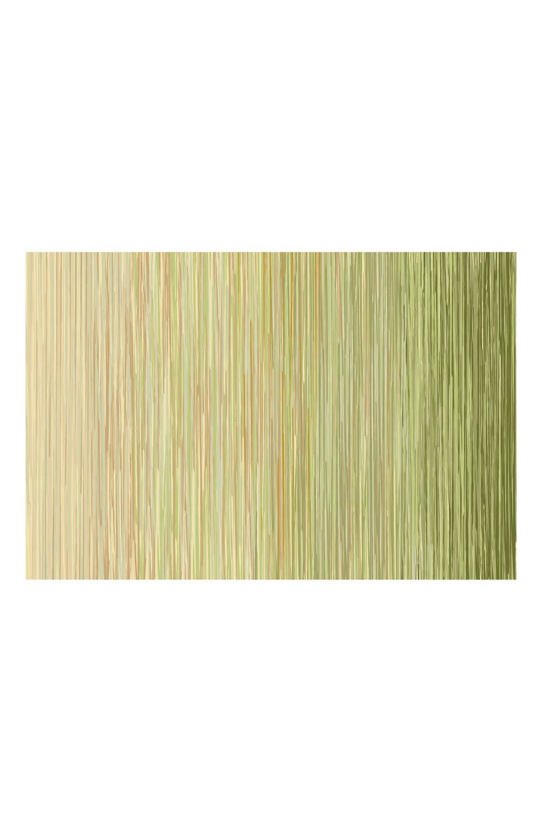 Kaplan Early Learning Company Sense of Place Nature's Stripes Green Carpet - 6' X 9', Main, color, Green Stripe