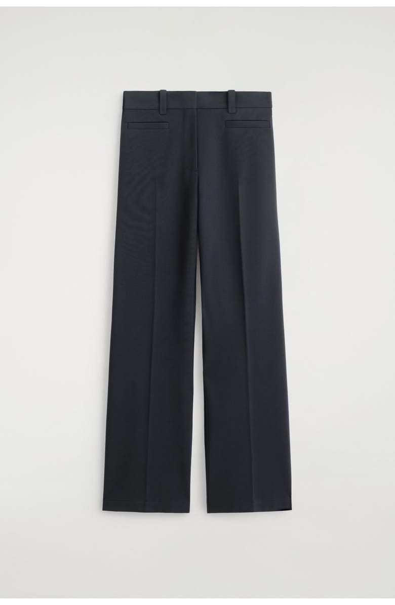 COS Milano Straight-Leg Pants, Alternate, color, Navy