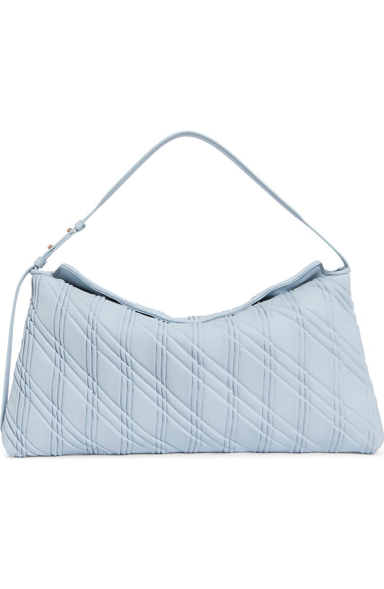 Sam Edelman Peddy Faux Leather Shoulder Bag, Main, color, Sky Blue
