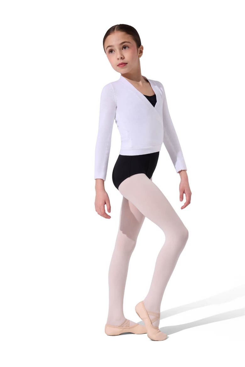 Wrap Sweater, Alternate, color, white