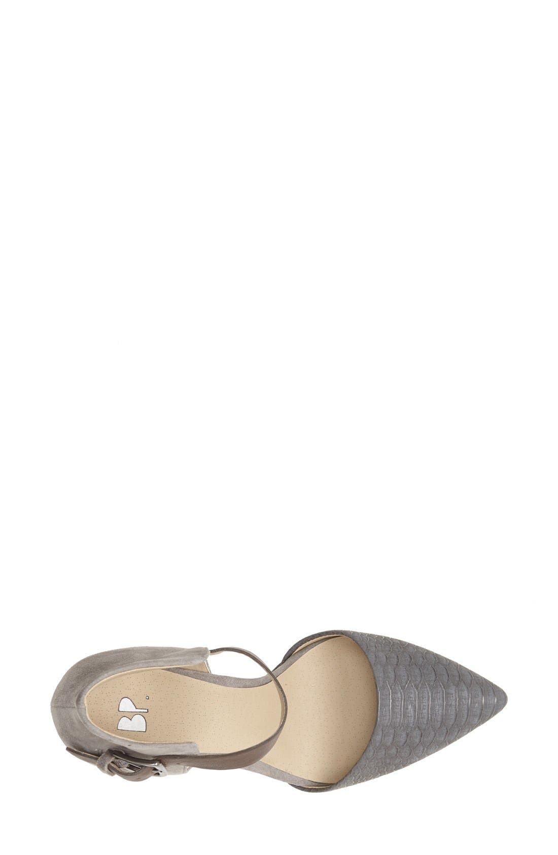 'Xenia' Pointy Toe Pump, Alternate, color, GREY