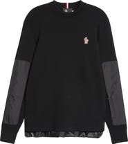 Moncler Grenoble Insulated Wool & Nylon Crewneck Sweater