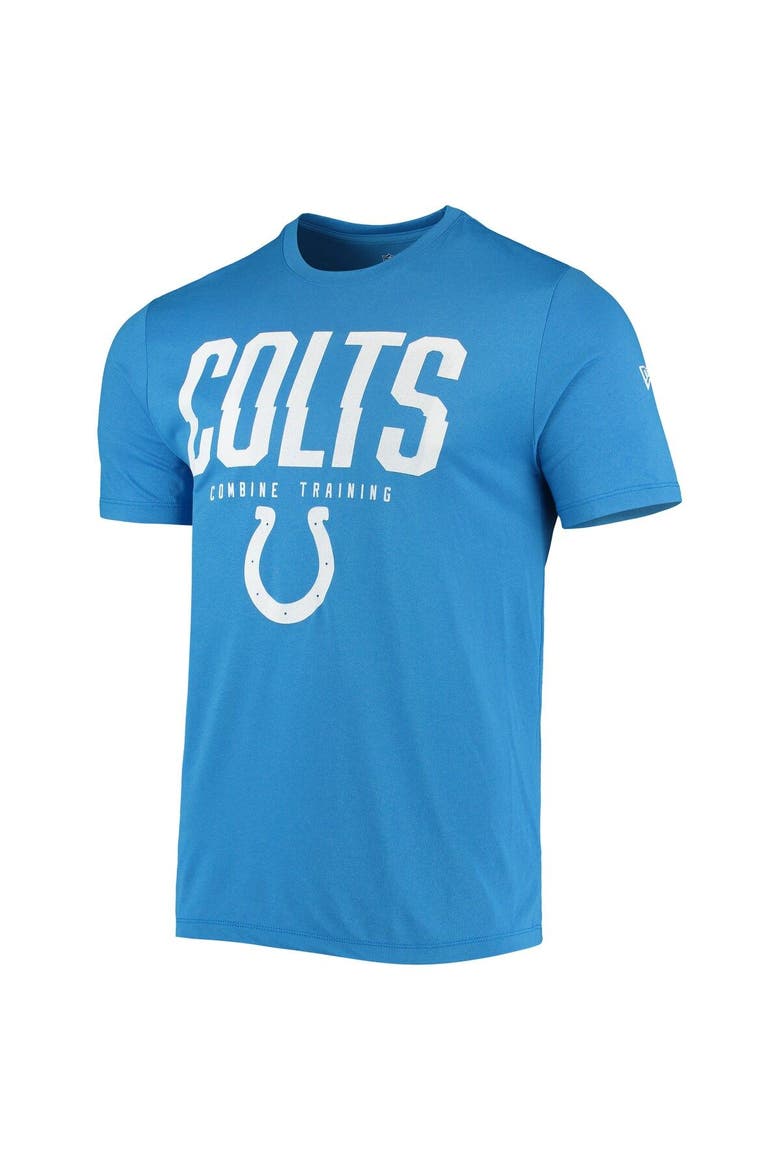 Men's New Era Royal Indianapolis Colts Combine Authentic Big Stage T-Shirt, Alternate, color, Royal