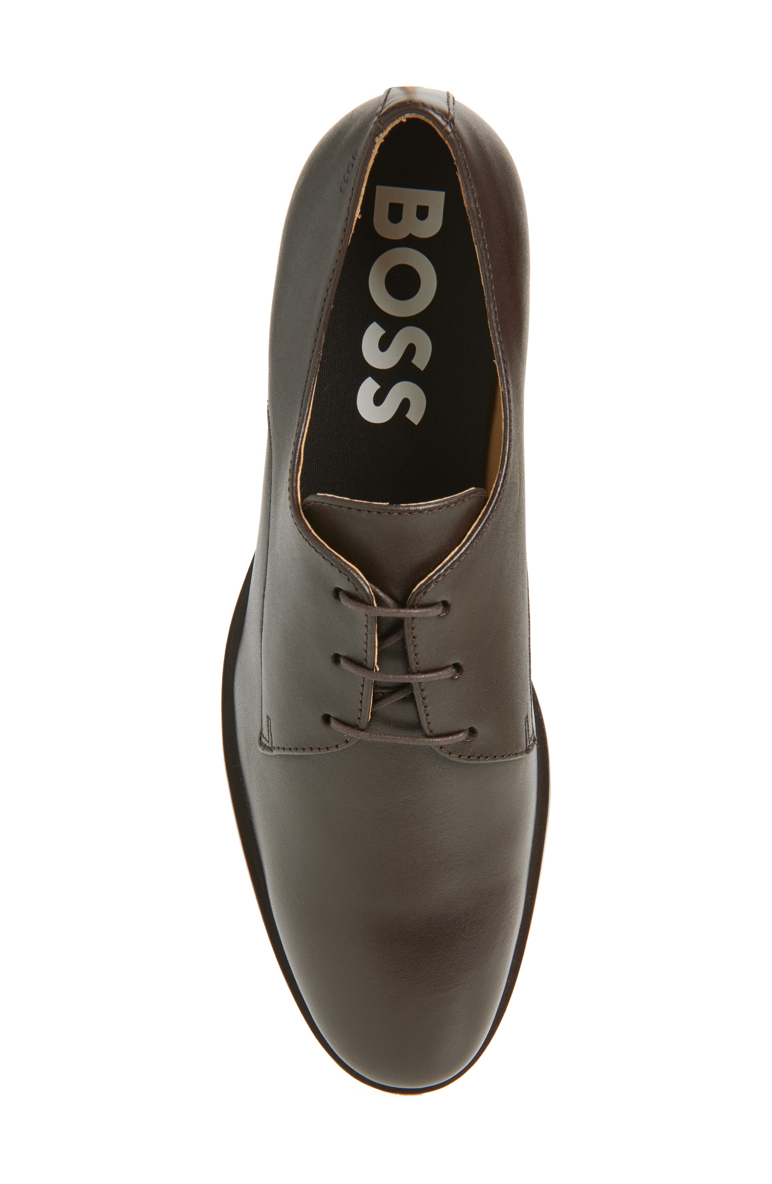 BOSS Colby Derby, Alternate, color, Dark Brown