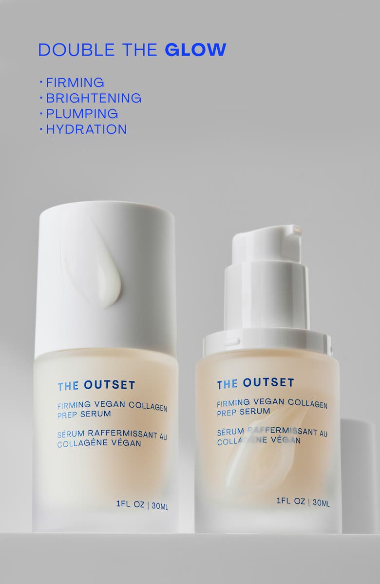 The Outset Firming Vegan Collagen Prep Serum Duo $92 Value, Alternate, color, 