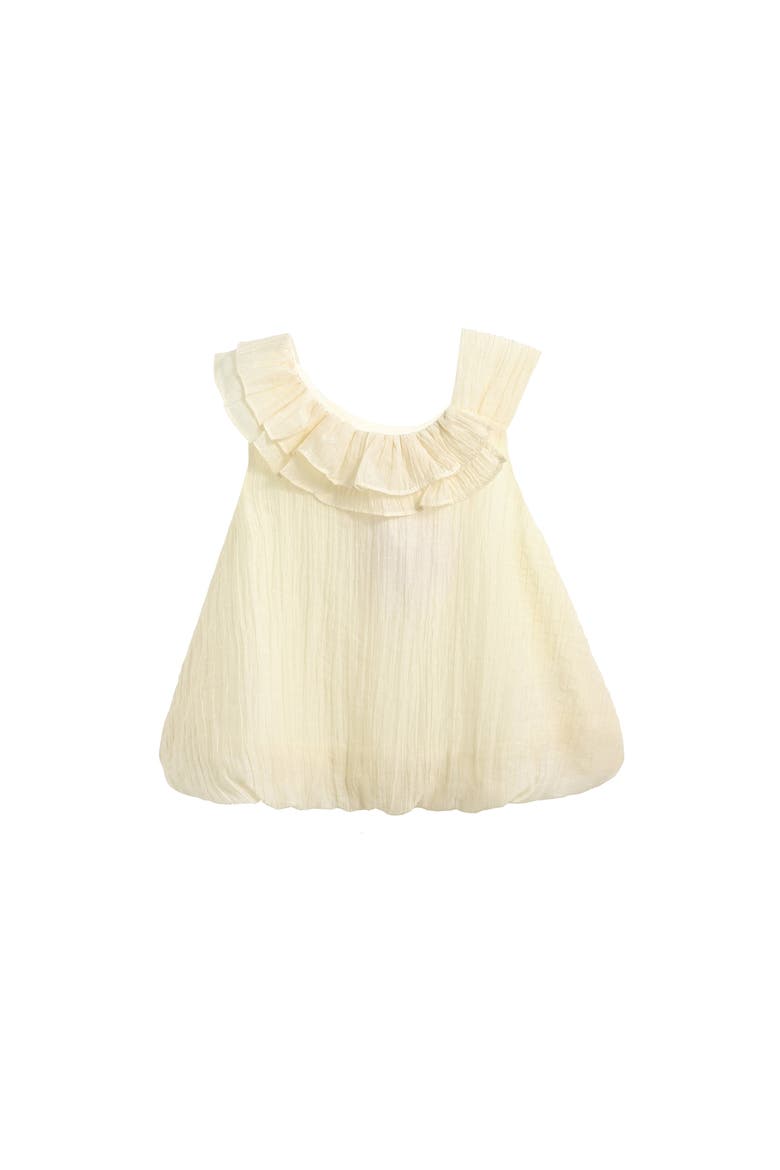 Yellow Mauve Ruffle Outfit Set, Alternate, color, Yellow