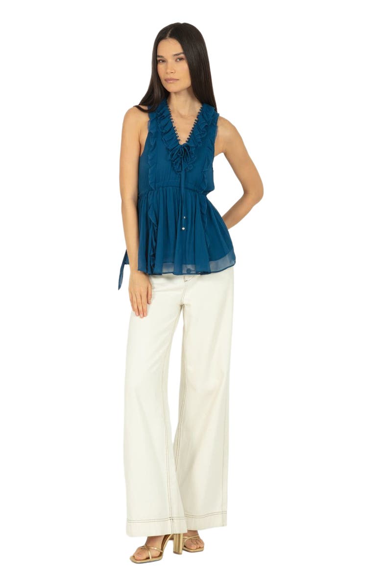 SECRET MISSION Madison Top, Main, color, Deep Blue Sea