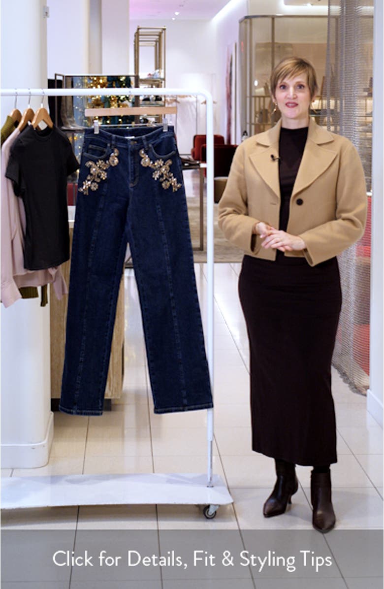 Crystal Ivy Embellished Jeans, sales video thumbnail