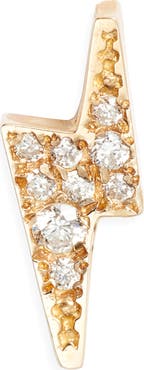 Anzie Single Lightning Bold Stud Earring
