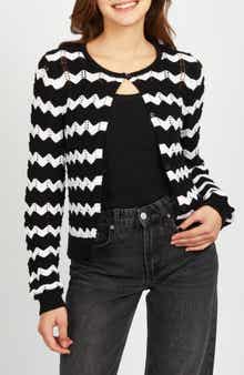 525 Ashley Chevron Stripe Cardigan