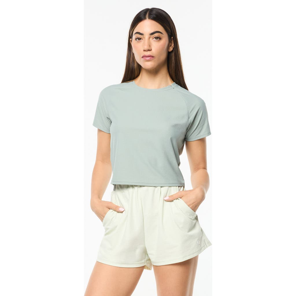 Sergio Tacchini Eva Cropped Top In Blue