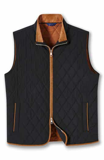 David Donahue Diamond Quilted Vest