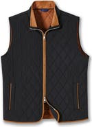 David Donahue Diamond Quilted Vest
