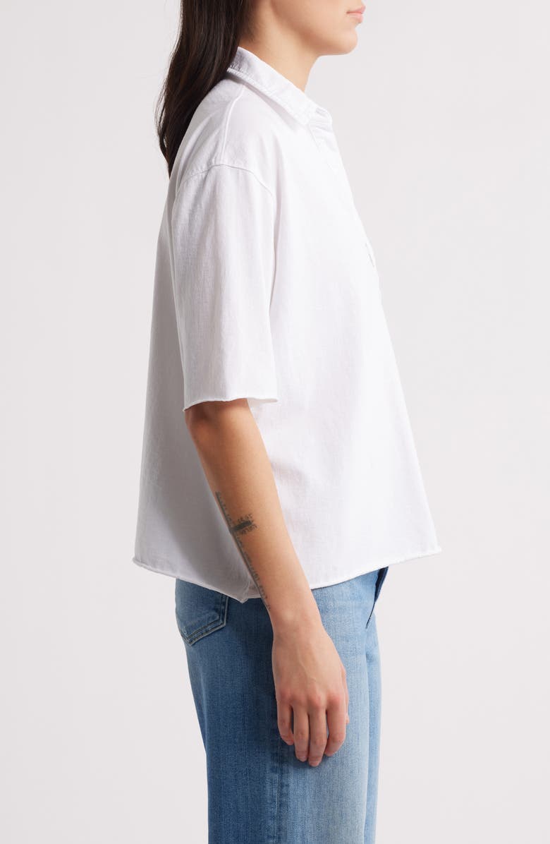 Frank & Eileen Patty Short Sleeve Henley, Alternate, color, White