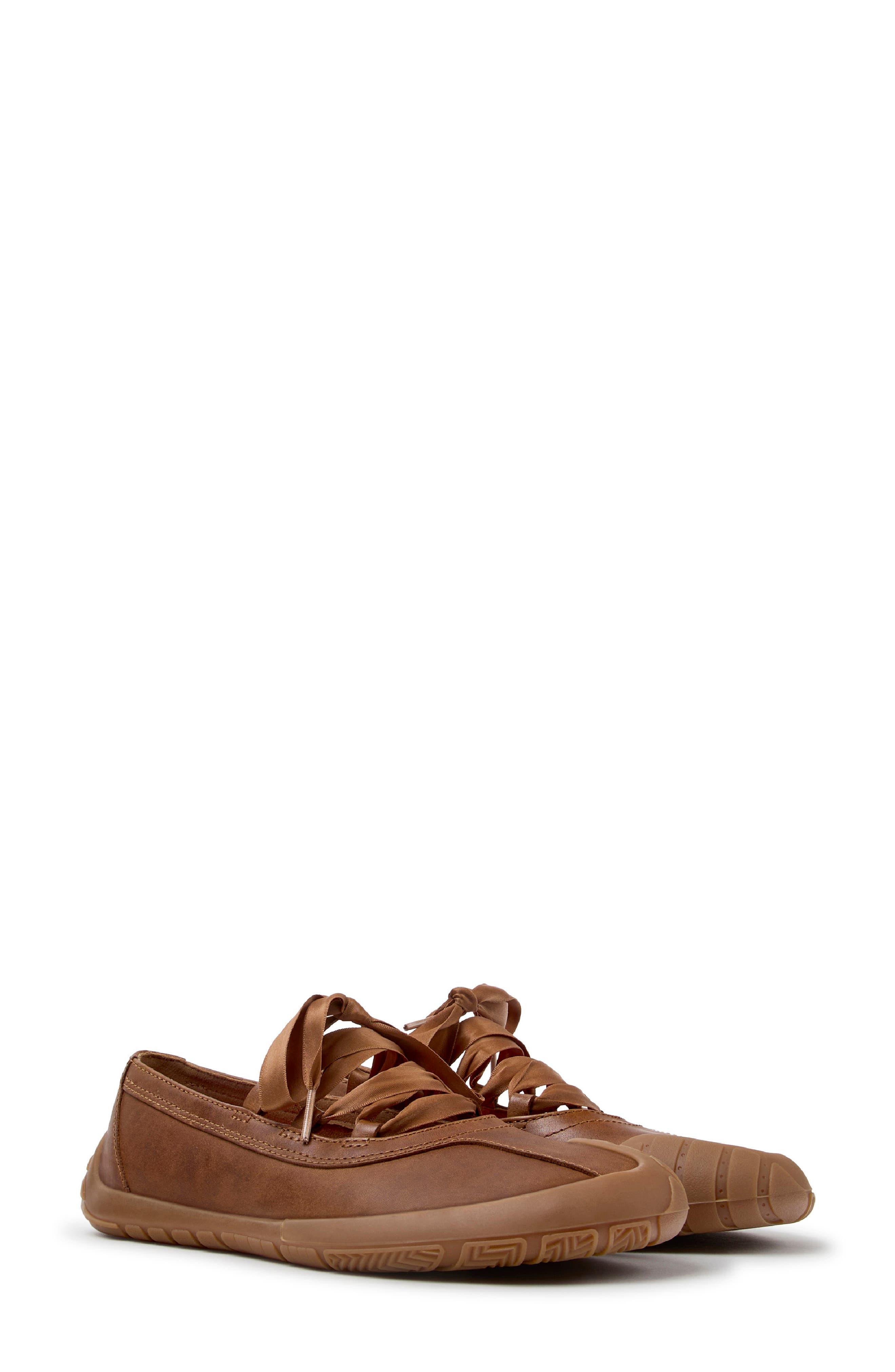 Peu Path Ballet Sneaker, Main, color, MEDIUM BROWN