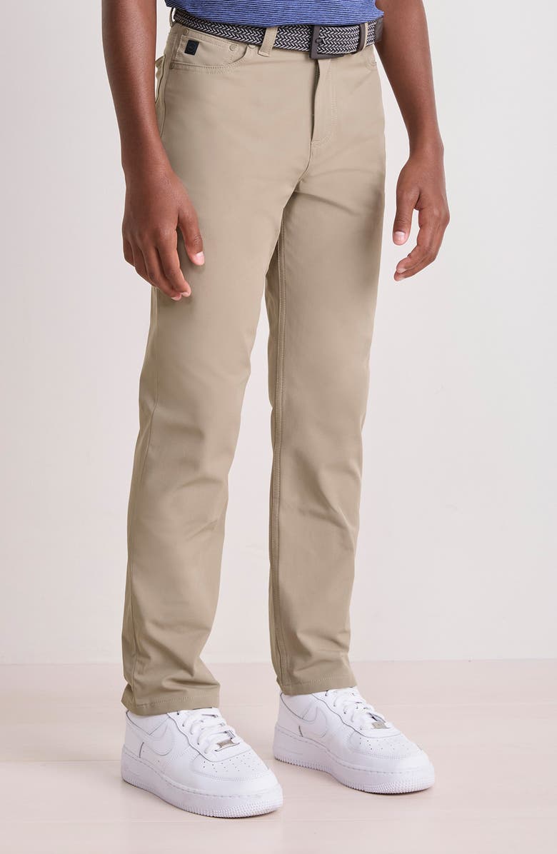 vineyard vines Kids' OTG Five Pocket Pants, Alternate, color, Khaki