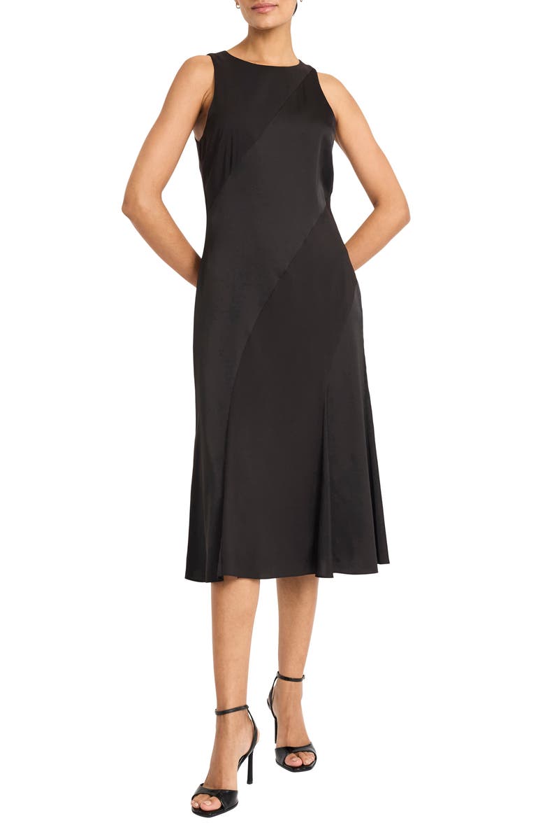Maggy London Sleeveless A-Line Midi Dress, Main, color, 