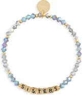 Little Words Project Sisters Beaded Stretch Bracelet
