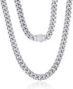 BLACKJACK Men's Miami Cuban Link Chain Necklace