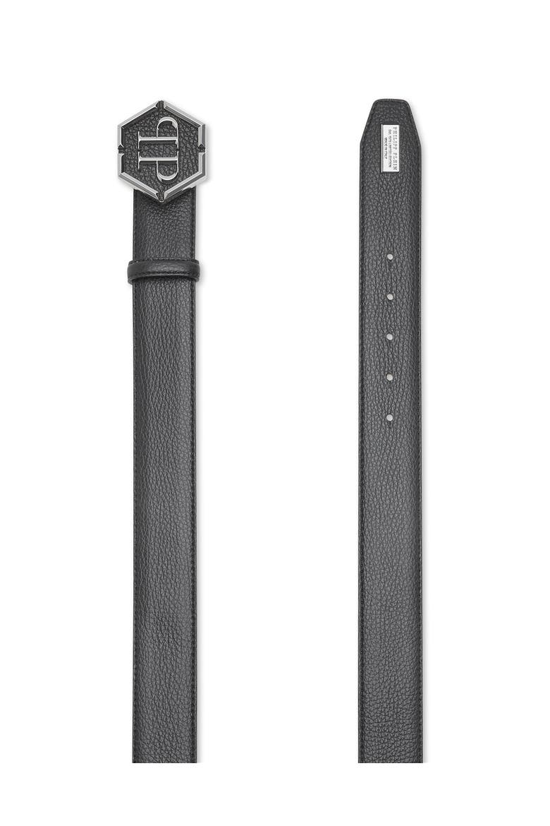 Belt Hexagon Women, Main, color, black
