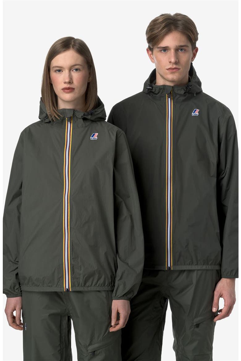 Le Vrai 4.0 Claude Water Repellent Jacket, Alternate, color, GREEN BLACKISH