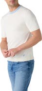 Robert Talbott Gibson Cotton Cashmere Short Sleeve Crewneck Sweater