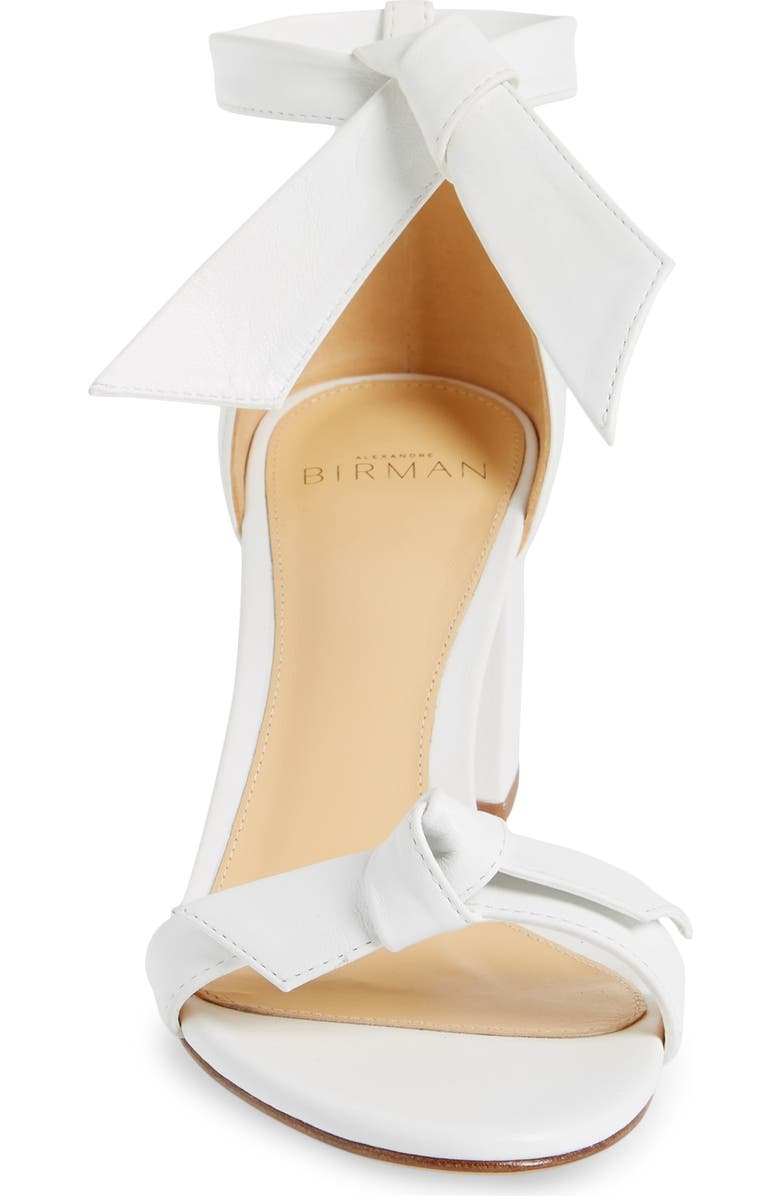 Alexandre Birman Clarita Block Heel Sandal, Alternate, color, White