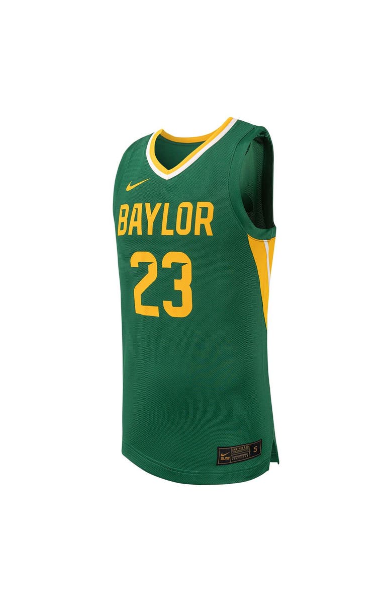 Nike Men's Nike #23 Green Baylor Bears Replica Basketball Jersey, Alternate, color, Green