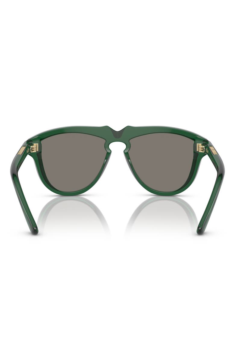Burberry 58mm Pilot Sunglasses, Alternate, color, Green