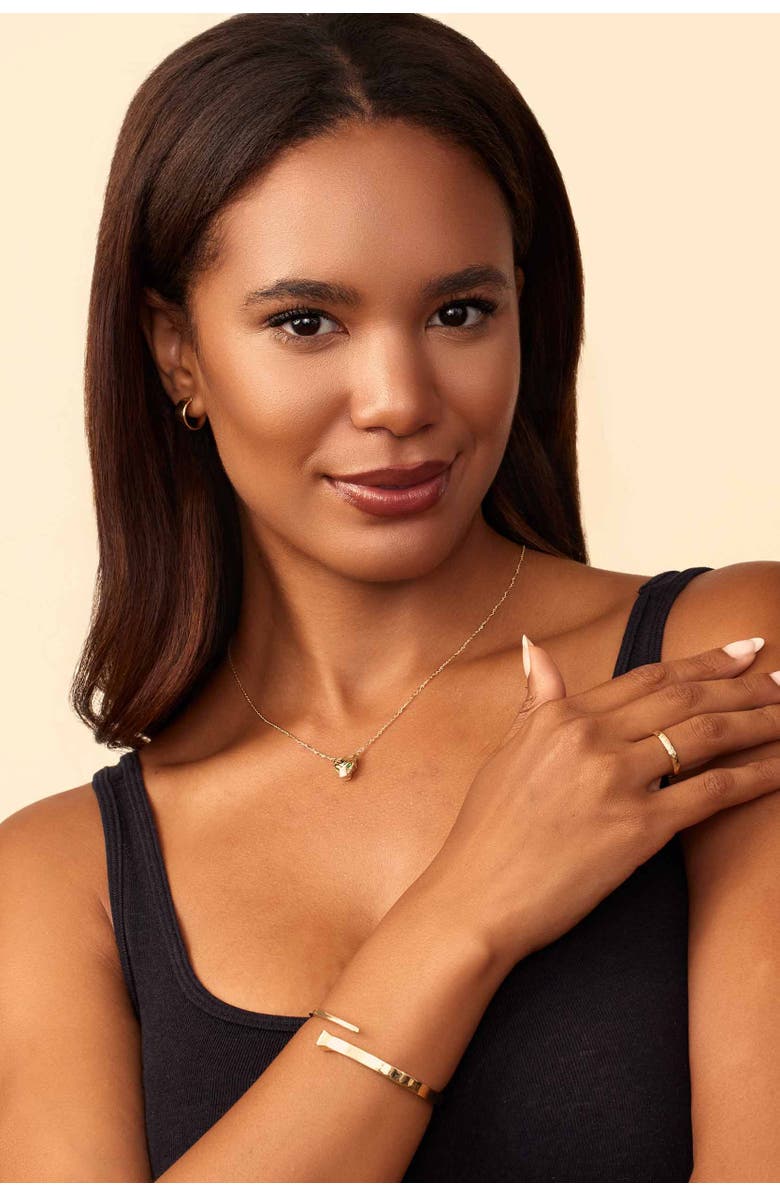 Oradina 14K Gold Majestic Panther Pendant Necklace, Alternate, color, Yellow Gold