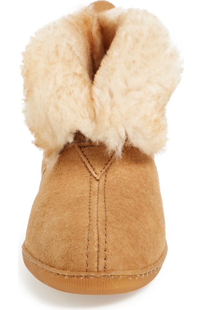 Minnetonka Sheepskin Slipper Boot, Alternate, color,