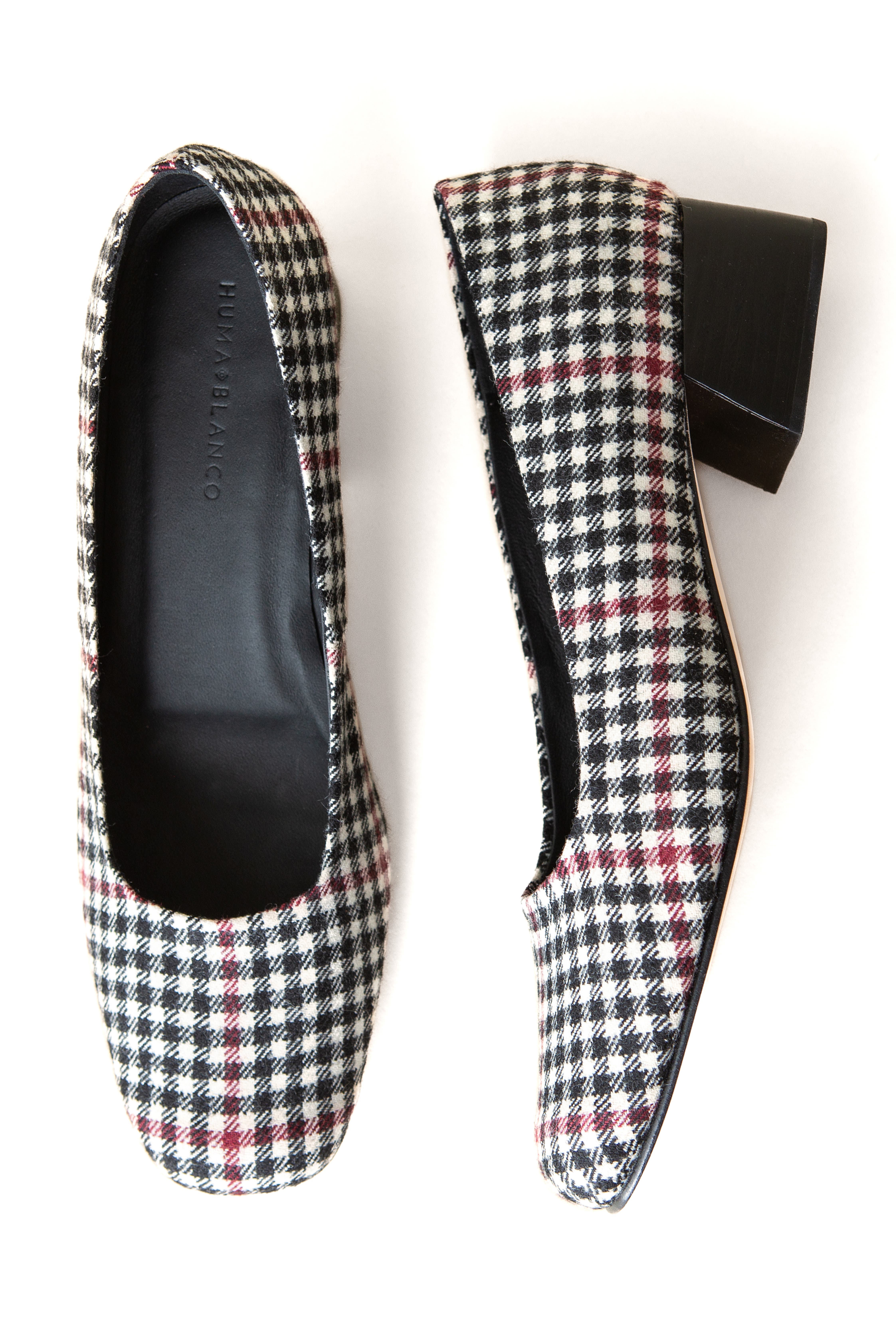 Luisa Pump, Alternate, color, Black + White Tweed