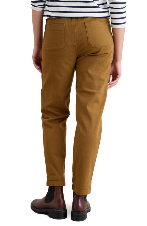 Seasalt Cornwall Waterdance Tapered Leg Pants In Brown