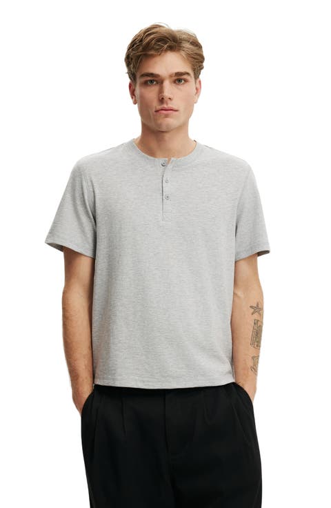 Men's Fitted Henley T-shirt