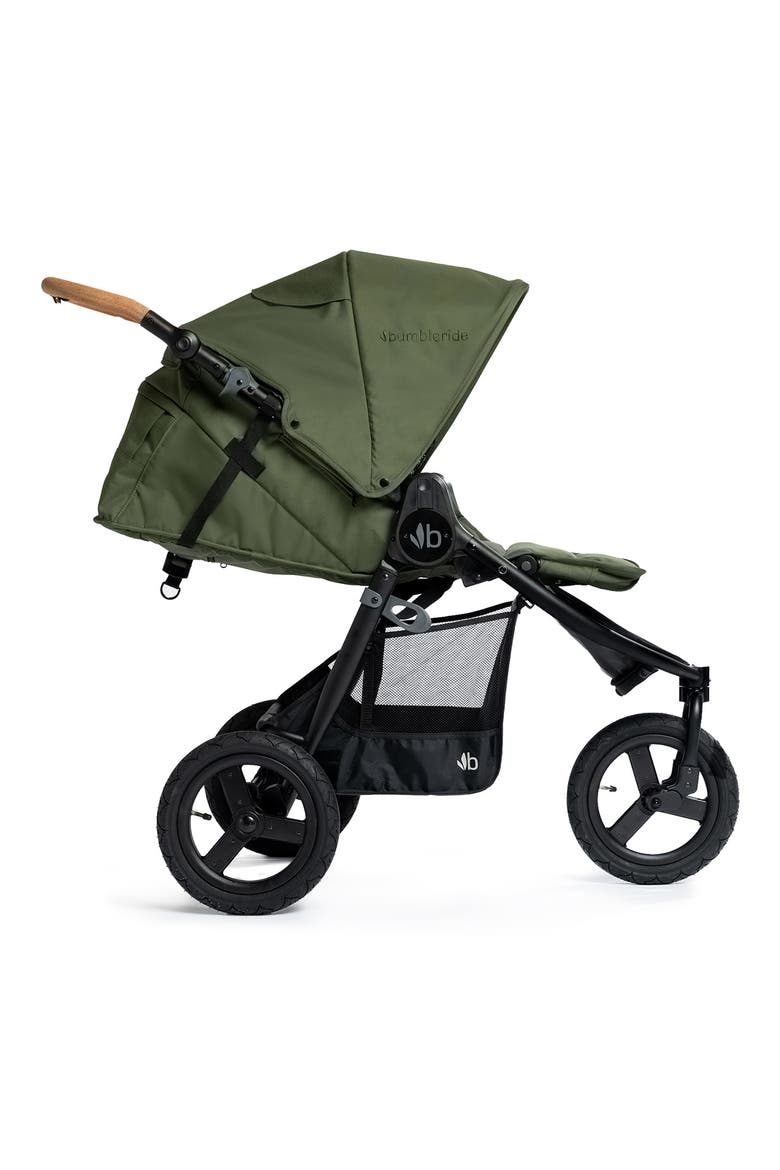 Indie All Terrain Stroller, Alternate, color, OLIVE GREEN/ BLACK