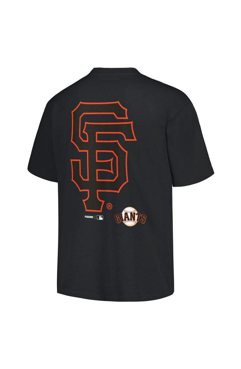 PLEASURES Men's PLEASURES Black San Francisco Giants Ballpark T-Shirt, Alternate, color, Black