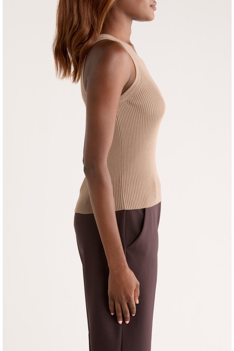 Amburgo Cotton Rib Tank, Alternate, color, BEIGE