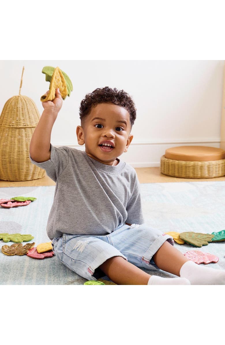 Kaplan Early Learning Company Crinkle Leaves - 30 Pieces, Alternate, color, Multicolored